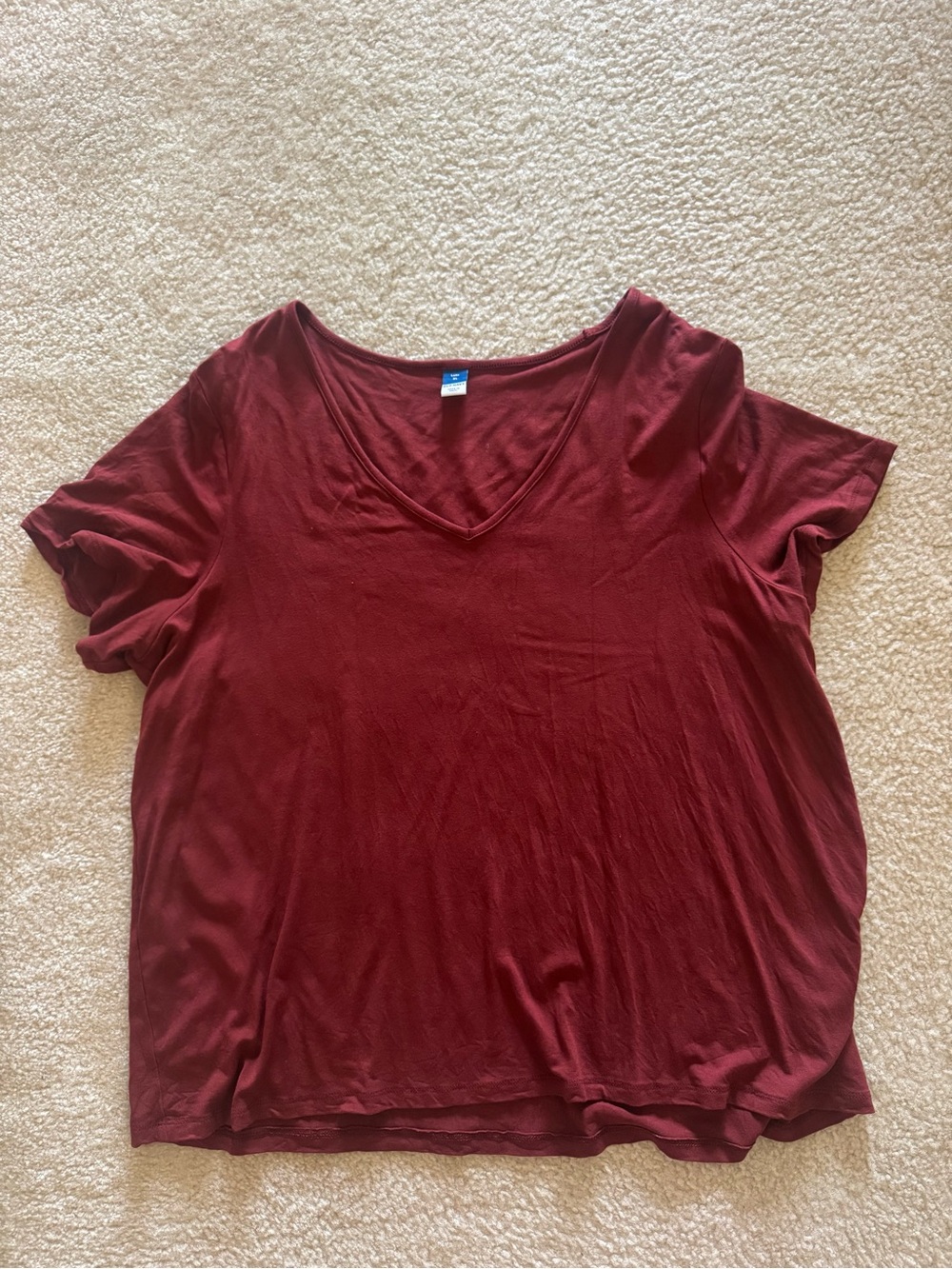 Burnt orange old navy v-neck